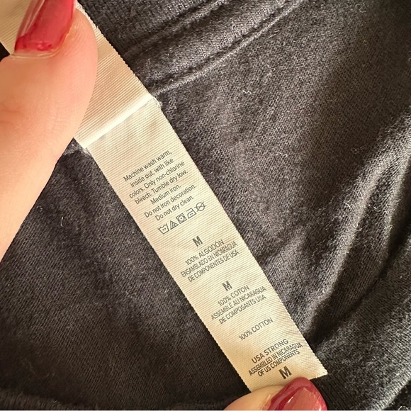 Bella Canvas Black and Red Graphic Short Sleeve Tee - Picture 6 of 6